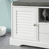 SoBuy Panca scarpiera 105x37x49cm FSR71-W