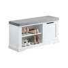 SoBuy Panca scarpiera 90x30x45cm FSR84-W