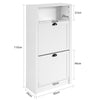 SoBuy Scarpiera 60x24x110cm FSR87-K-W
