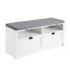 SoBuy Shoe bench 110x35x47cm FSR90-W