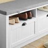 SoBuy Shoe bench 110x35x47cm FSR90-W