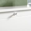 SoBuy FSR99-W Scarpiera Salvaspazio Slim con 2 Ante e 2 Ripiani - Scarpiera Ingresso per Mobile Ingresso Regolabile, Design Moderno, L76xP18xA78cm, Facile da Montare Bianca