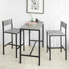 SoBuy 2 x Sgabello con schienale 38x40x95cm FST53-HGX2