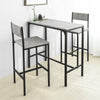 SoBuy 2 x Sgabello con schienale 38x40x95cm FST53-HGX2