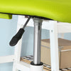 SoBuy Sedia girevoli per scrivania sedia cameretta verde altezza 46-58cm FST64-GR