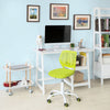 SoBuy Sedia girevoli per scrivania sedia cameretta verde altezza 46-58cm FST64-GR
