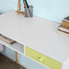 SoBuy Schreibtisch mit Schublade 90x46x73cm FWT24-W