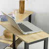 SoBuy Tavolino consolle con ruote 133x69x30cm FWT83-N