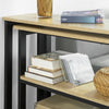 SoBuy Tavolino consolle con ruote 133x69x30cm FWT83-N