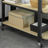 SoBuy Tavolino consolle con ruote 133x69x30cm FWT83-N