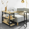 SoBuy Tavolino consolle con ruote 133x69x30cm FWT83-N