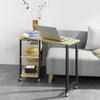 SoBuy Tavolino consolle con ruote 133x69x30cm FWT83-N