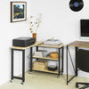 SoBuy Tavolino consolle con ruote 133x69x30cm FWT83-N