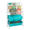 SoBuy Libreria in ferro per bambini 61x25x102cm KMB07-B