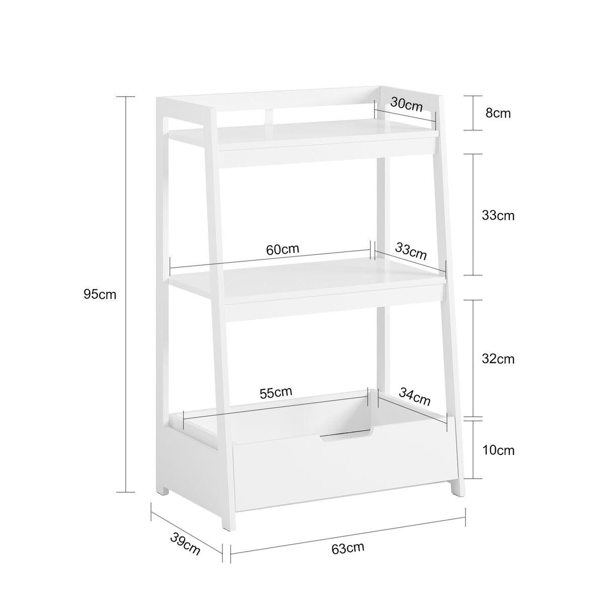 Libreria Montessoriana Per Bambini Scaffale Portagiochi, kmb26-w, it