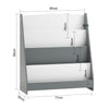 SoBuy Libreria per bambini 80x30x88cm KMB32-HG