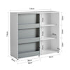 SoBuy Libreria armadio per bambini 119x39x116cm KMB33-W