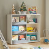 SoBuy Libreria armadio per bambini 119x39x116cm KMB33-W