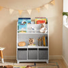 SoBuy Libreria per bambini con vani 63x28x80cm KMB34-W