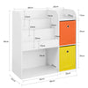 SoBuy Libreria per bambini 89x35x88cm KMB37-W
