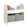 SoBuy Libreria con ruote per bambini 70x40x78cm KMB53-W