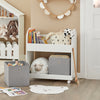 SoBuy Libreria con ruote per bambini 70x40x78cm KMB53-W