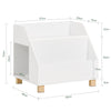 SoBuy Libreria scaffale per bambini 60x48x53cm KMB54-W