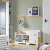 SoBuy Libreria scaffale per bambini 110x25x60cm KMB62-W