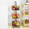 SoBuy Space-saving trolley 38x26x97cm NSR06-N