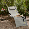 SoBuy Sedia sdraio con cuscino 56x165x67cm OGS38-HG