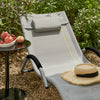 SoBuy Sedia sdraio con cuscino 56x165x67cm OGS38-HG