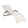 SoBuy Sedia sdraio con cuscino 56x165x67cm OGS38-W