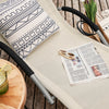 SoBuy Sedia sdraio con cuscino 56x165x67cm OGS38-W