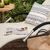 SoBuy Sedia sdraio con cuscino 56x165x67cm OGS38-W