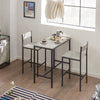 SoBuy Tavolo con 2 sedie 89x45x87cm OGT03-HG