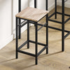 SoBuy Tavolo con 2 sgabelli 80x50x87cm OGT10-N