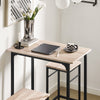 SoBuy Tavolo con 2 sgabelli 80x50x87cm OGT10-N