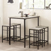 SoBuy Tavolo con 4 sgabelli 100x60x87cm OGT11-HG
