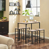 SoBuy Tavolo con 4 sgabelli 100x60x87cm OGT11-N