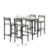 SoBuy Tavolo con 4 sedie 100x45x87cm OGT14-HG