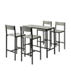 SoBuy Tavolo con 4 sedie 100x45x87cm OGT14-HG