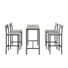 SoBuy Tavolo con 4 sedie 100x45x87cm OGT14-HG