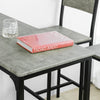 SoBuy Tavolo con 4 sedie 100x45x87cm OGT14-HG