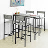 SoBuy Tavolo con 4 sedie 100x45x87cm OGT14-HG