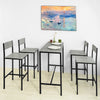 SoBuy Tavolo con 4 sedie 100x45x87cm OGT14-HG