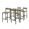 SoBuy Tavolo con 4 sedie 100x45x87cm OGT14-HG