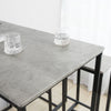 SoBuy Tavolo con 4 sgabelli 100x60x93cm OGT15-HG