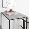 SoBuy Tavolo con 4 sgabelli 100x60x93cm OGT15-HG