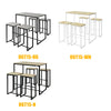 SoBuy Tavolo con 4 sgabelli 100x60x93cm OGT15-HG