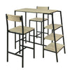 SoBuy Tavolo con 2 sedie 110x45x100cm OGT16-N